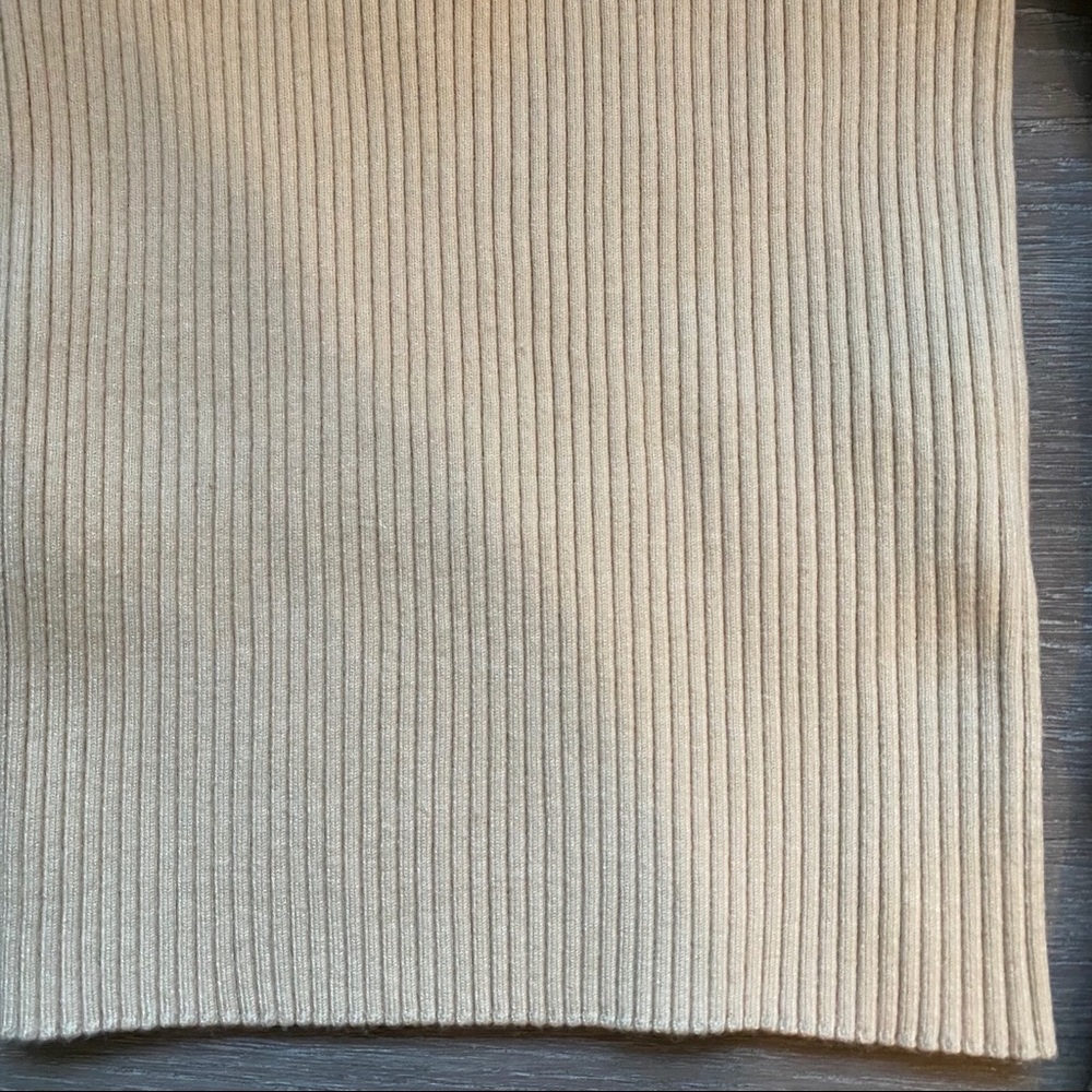 Zara Fitted Knit Top - Ecru - Picture 16 of 16